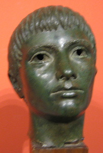 Etruskiskt bronshuvud