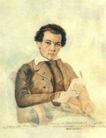 Michail Bakunin - självporträtt 1830